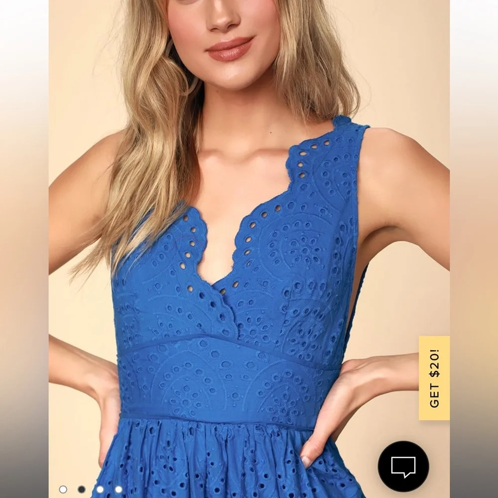 Verte Eyelet Maxi Dress - Picture 2 of 9